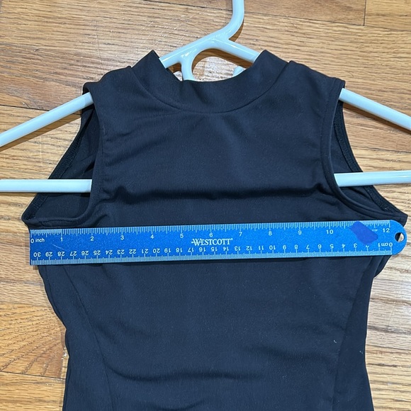 Capezio dance leotard. Black. Size medium. - Picture 6 of 8
